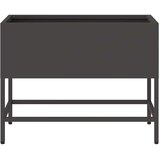  Povišeni Vrtni Planter Crna 60 x 26 x 45 cm Čelik | shoptok.hr