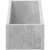  Kutija za LP ploče Betonska siva 18 x 32 x 18 cm | shoptok.hr