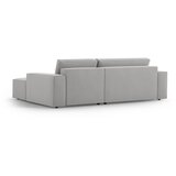 Micadoni Svetlo siva raztegljiva kotna sedežna garnitura (desni kot) Jodie – Home | Shoptok.si