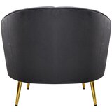 Livetastic Fotelj Stella, Temno Siva | Shoptok.si