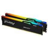 Kingston 32GB 6000MHz DDR5 RGB Fury Beast (2x16GB), CL30, XMP, EXPO, 2RX8, 288-pin 16Gbit | Eponuda.ba