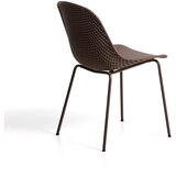 Kave Home Rjav kovinski vrtni stol Quinby – | Shoptok.si