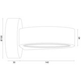  Argon 8900 - Zidna svetiljka LOTUS 1xGX53/12W/230V crna | Eponuda.com