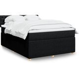  Krevet s oprugama i madracem crni 140 x 190 cm od tkanine | shoptok.hr