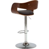 Barska Barski stolček siv ukrivljen les in blago, (20624449) | Shoptok.si