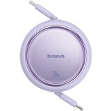 Baseus Free2Pull Expandable USB C to iP Ligtning fast charging cable 1 m 20 W Purple | shoptok.hr