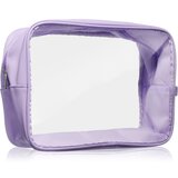 Notino Travel Collection Cosmetic bag transparentna kozmetička torbica XL Purple 1 kom | shoptok.hr