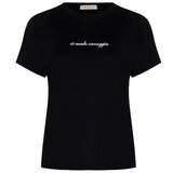 Rinascimento Majice s kratkimi rokavi CFC0126293003 Črna Cene