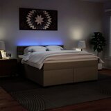 Krevet box spring s madracem cappuccino 180x200 cm umjetna koža | Eponuda.com