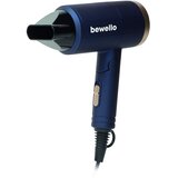 Bewello BW3040 Putni Fen za Kosu – 1300W Snage, Sklopiva Ručka & 2 Brzine, Tamnoplavi/Zlatni | shoptok.hr