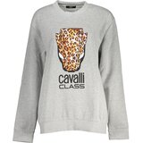 Cavalli Class WOMEN&#39;S GRAY ZIPLESS SWEATSHIRT Cijene