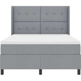  s opruga kutije Svijetlo siva 190 x 140 cm tkanina | shoptok.hr