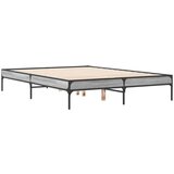 vidaXL Okvir za krevet boja hrasta 120x190cm konstruirano drvo i metal | shoptok.hr