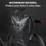 ROCKBROS torba za kolesa 30140022001 vodoodporna za nosilec črna, (21994360) | Shoptok.si