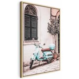  Slika - Iconic Vespa (1 Part) Vertical 80x120 U prirodnom drvenom okviru | shoptok.hr