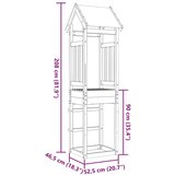  Igralna stolpnica Rjava Trdna impregnirana les, (5000208064) | Shoptok.si
