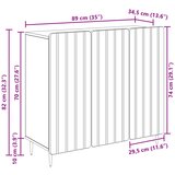  Kreveta Staro drvo 89 x 34,5 x 82 cm Konstruirano drvo | shoptok.hr