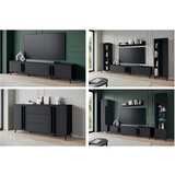 XXXL DNEVNI REGAL, črna | Shoptok.si