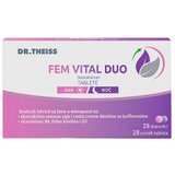 Dr. Theiss tablete koje doprinose olakšavanju simptoma kod žena u menopauzi Fem Vital Duo, 28 Film tableta za dan, i 28 Film tableta za noć | ePonuda.com
