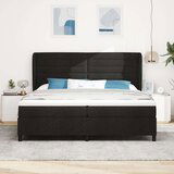  Krevet na okviru s madracem Crna 200x200 cm Tkanina | shoptok.hr