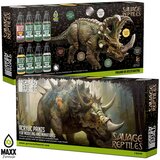 Green Stuff World Paint Set - Savage Reptiles | Set Akrilnih Boja x8 | Eponuda.com