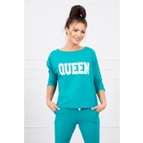 Kesi marka niezdefiniowana Set with Queen print green