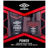 Umbro Power Set toaletna voda 20 ml + gel za tuširanje 60 ml za moške