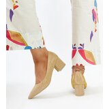 Gemre Golden shiny block heels Laity | Shoptok.si