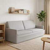 SOFA za 3 osobe Oblačnosiva 220 x 81 x 82 cm Tkanina Slike