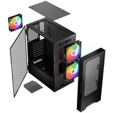 Logic Arya ARGB ATX ohišje 1xUSB2.0, 1xUSB3.0 2x14cm, Okence iz kaljenega stekla, RGB, Gaming, (5000262400) Cene