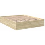  Okvir za krevet boja hrasta 150x200 cm konstruirano drvo | shoptok.hr