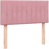Box Spring krevet s madracem ružičasti 90x210 cm samt | shoptok.hr