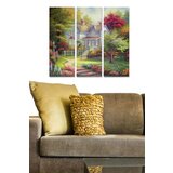Wallity MDF1005940 Multicolor Decorative MDF Painting (3 Pieces) | Eponuda.ba