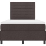  Postelja z Box Springom z Vzmetnico Temno Rjava 120x200 cm Tkanina, (22080770) | Shoptok.si