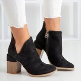 Resti Black women's stiletto boots with cutouts Cintura - Footwear | ePonuda.com