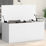  Kutija za pohranu bijela 100x42x46 cm od konstruiranog drva | shoptok.hr