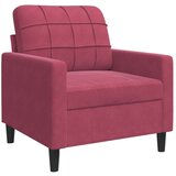 4-dijelni set sofa s jastucima crvena boja vina baršunasti | shoptok.hr