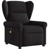 Maison Chic masažni naslanjač - Relax naslanjač črno blago, (22134272) | Shoptok.si