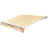 vidaXL platno za tendu narančasto-bijelo 450 x 300 cm | shoptok.hr