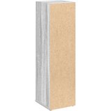 vidaXL Kopalniška omarica z držalom za zvitke siva 20,5x22x72 cm | Shoptok.si