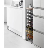YAMAZAKI Črno kovinsko držalo za vino število steklenic 16 20x88,5x19 cm Tower – | Shoptok.si