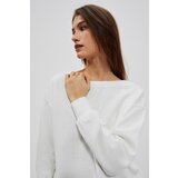 Moodo WOMEN'S SWEATSHIRT L-BL-4001 OFF WHITE | shoptok.hr