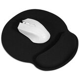  Ergonomic podloga za mis (podrska za zglob) 250x230x25mm crna | ePonuda.com