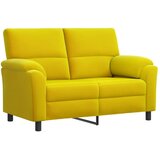  Set sofe 2 pcs Žuta Baršun - Žuta 2-sjedalo (120 cm) + 3-sjedalo | shoptok.hr
