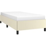  Posteljni okvir krem 90x190 cm umetno usnje, (20726697) | Shoptok.si
