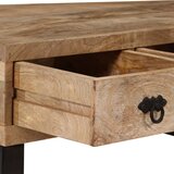  Stolić za kavu s 3 ladice od masivnog drva manga 90 x 50 x 35 cm | shoptok.hr