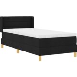  Postelja z vzmetnico z vzmetnico Črna 200 x 80 cm Poliester, (5000123662) | Shoptok.si