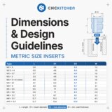CNC Kitchen Threaded Inserts M8 Standard, M8 x 12.7 (20 pcs) | Eponuda.com