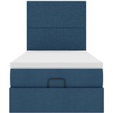 Otomanski krevet s madracem plavi 90x200 cm tkanine | shoptok.hr