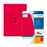Herma Samoljepljive naljepnice 5048, (210 x 297 mm), 20/1, neon crvene | shoptok.hr